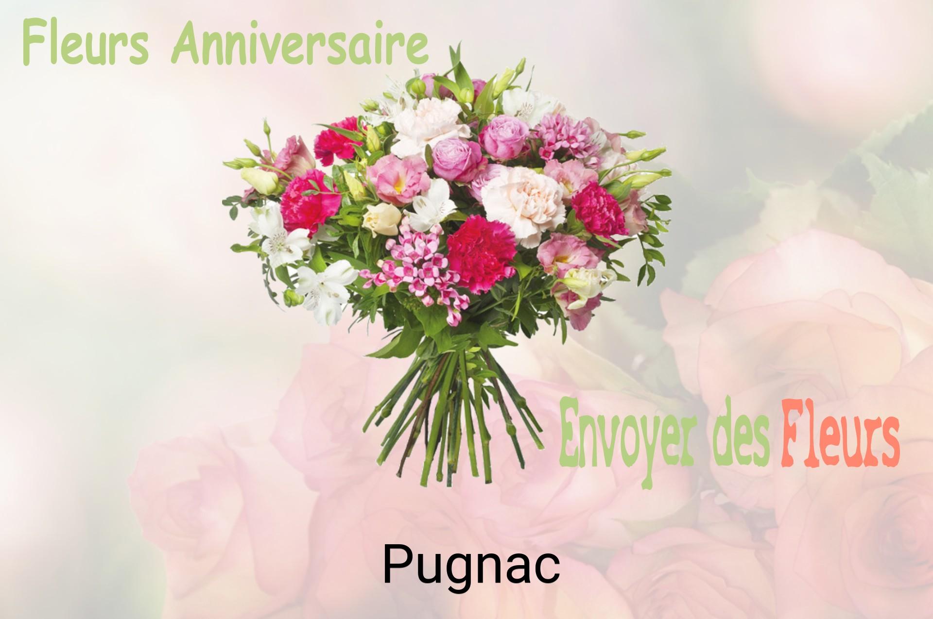 Bouquet de fleurs d’anniversaire livré à Pugnac